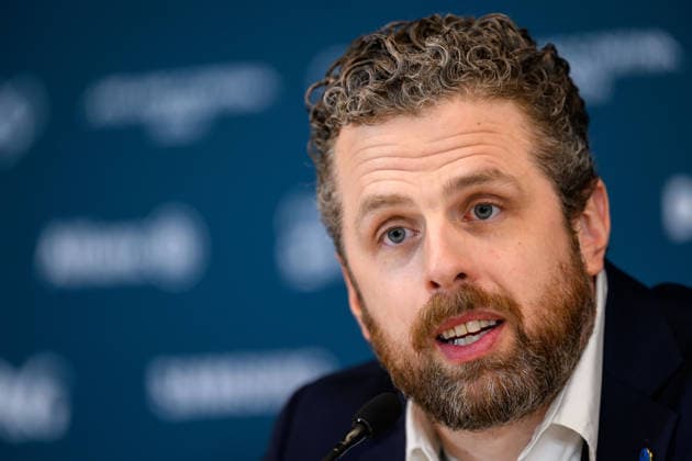 260216 Head coach Ulf Lundberg of Sweden at a press conference, PK, Pressekonferenz after the women s Ice hockey, Eishockey semifinal between USA and Sweden during day 10 of the 2026 Winter Olympics on February 16, 2026 in Milan. Photo: Emma Wallskog BILDBYRAN kod EW EW0638 ishockey ice hockey Olympic Games, Olympische Spiele, Olympia, OS olympics winter olympics os ol olympiska spel vinter-os olympiske leker milano cortina 2026 milan cortina 2026 milano cortina 2026 olympic games milano cortina 2026 winter olympic games milano cortina-os milano cortina-ol vinter-ol 10 bbeng semifinal sverige sweden dam usa *** 260216 Head coach Ulf Lundberg of Sweden at a press conference after the women s ice hockey semifinal between USA and Sweden during day 10 of the 2026 Winter Olympics on February 16, 2026 in Milan Photo Emma Wallskog BILDBYRAN kod EW EW0638 ishockey ice hockey olympic games olympics winter olympics os ol olympiska spel vinter os olympiske leker milano cortina 2026 milan cortina 2026 milano cortina 2026 olympic games milano cortina 2026 winter olympic games milano cortina os milano cortina ol vinter ol 10 bbeng semifinal sverige sweden dam usa  Copyright: EMMAxWALLSKOG BB260216EW068