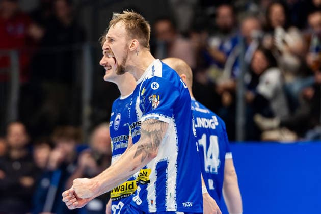 16.02.206, GER, Handball, Maenner, Saison 25 26, Daikin 1.Bl, 21.Spieltag, ThSV Eisenach - Bergischer HC Dominik Solak (ThSV Eisenach,30) 99817 Eisenach Werner-Assmann-Halle Am Sportp Thueringen Deutschland