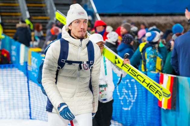 Winter Olympics in Milan Cortina 2026 Val di Fiemme, Italy 20260216. Johann Andre Forfang in the men s Super team jump large hill in the Predazzo Ski jumping, Skispringen, Ski, nordisch Stadium during the Winter Olympics in Milan Cortina 2026. Photo: Lise Aserud NTB Val di Fiemme Italy EDITORIAL USE ONLY. RESTRICTED USE FOR BETTING COMPANIES Ref:_SPOrfvtz0W0Oiw.jpg *** Winter Olympics in Milan Cortina 2026 Val di Fiemme, Italy 20260216 Johann Andre Forfang in the men s Super team jump large hill in the Predazzo Ski jumping Stadium during the Winter Olympics in Milan Cortina 2026 Photo Lise Aserud NTB Val di Fiemme Italy EDITORIAL USE ONLY RESTRICTED USE FOR BETTING COMPANIES  Copyright: xLisexAserudxx xNTBx