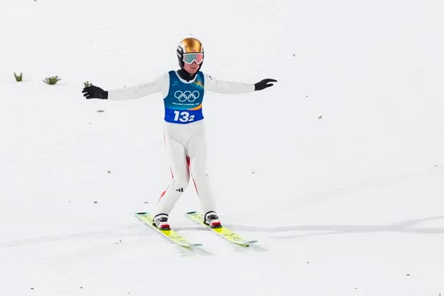 Winter Olympics in Milan Cortina 2026 Val di Fiemme, Italy 20260216. Kristoffer Eriksen Sundal during the Men s Super Team Jump Large Hill in the Predazzo Ski jumping, Skispringen, Ski, nordisch Stadium during the Winter Olympics in Milan Cortina 2026. Photo: Lise Aserud NTB Val di Fiemme Italy EDITORIAL USE ONLY. RESTRICTED USE FOR BETTING COMPANIES Ref:_SPOG5KqIAyOna0.jpg *** Winter Olympics in Milan Cortina 2026 Val di Fiemme, Italy 20260216 Kristoffer Eriksen Sundal during the Men s Super Team Jump Large Hill in the Predazzo Ski Jumping Stadium during the Winter Olympics in Milan Cortina 2026 Photo Lise Aserud NTB Val di Fiemme Italy EDITORIAL USE ONLY RESTRICTED USE FOR BETTING COMPANIES  Copyright: xLisexAserudxx xNTBx