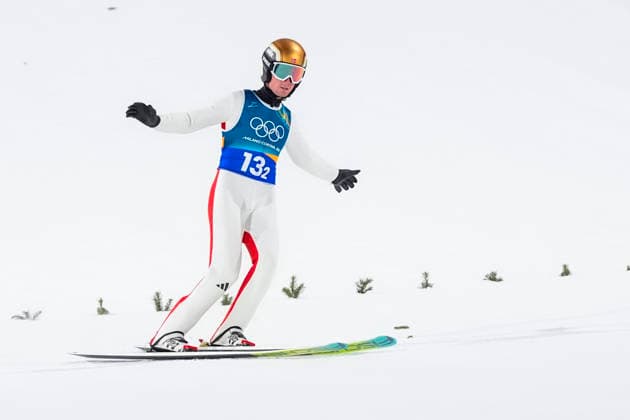 Winter Olympics in Milan Cortina 2026 Val di Fiemme, Italy 20260216. Kristoffer Eriksen Sundal during the Men s Super Team Jump Large Hill in the Predazzo Ski jumping, Skispringen, Ski, nordisch Stadium during the Winter Olympics in Milan Cortina 2026. Photo: Lise Aserud NTB Val di Fiemme Italy EDITORIAL USE ONLY. RESTRICTED USE FOR BETTING COMPANIES Ref:_SPOYkkh0y9p8fM.jpg *** Winter Olympics in Milan Cortina 2026 Val di Fiemme, Italy 20260216 Kristoffer Eriksen Sundal during the Men s Super Team Jump Large Hill in the Predazzo Ski Jumping Stadium during the Winter Olympics in Milan Cortina 2026 Photo Lise Aserud NTB Val di Fiemme Italy EDITORIAL USE ONLY RESTRICTED USE FOR BETTING COMPANIES  Copyright: xLisexAserudxx xNTBx