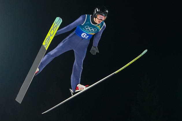 Winter Olympics in Milan Cortina 2026 Val di Fiemme, Italy 20260216. Estonia s Kaimar Vagul in the men s Super Team Large Hill Jump at the Predazzo Ski jumping, Skispringen, Ski, nordisch Stadium during the Winter Olympics in Milan Cortina 2026. Photo: Lise Aserud NTB Val di Fiemme Italy EDITORIAL USE ONLY. RESTRICTED USE FOR BETTING COMPANIES Ref:_SPOiIXnPrlegVY.jpg *** Winter Olympics in Milan Cortina 2026 Val di Fiemme, Italy 20260216 Estonia s Kaimar Vagul in the men s Super Team Large Hill Jump at the Predazzo Ski Jumping Stadium during the Winter Olympics in Milan Cortina 2026 Photo Lise Aserud NTB Val di Fiemme Italy EDITORIAL USE ONLY RESTRICTED USE FOR BETTING COMPANIES  Copyright: xLisexAserudxx xNTBx