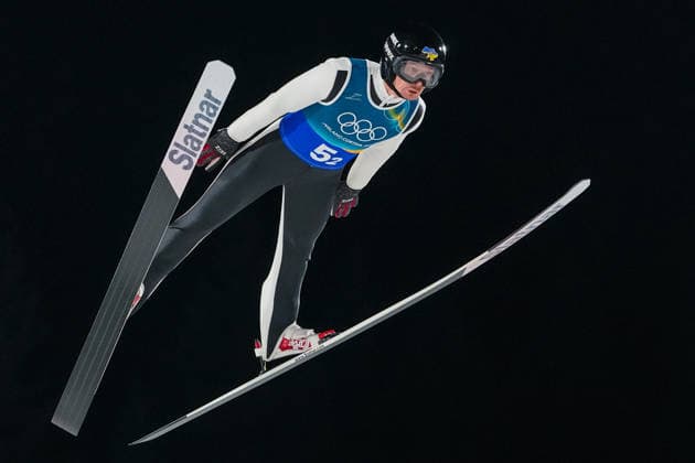 Winter Olympics in Milan Cortina 2026 Val di Fiemme, Italy 20260216. Ukraine s Vitaliy Kalinichenko in the men s Super Team Large Hill Jump at the Predazzo Ski jumping, Skispringen, Ski, nordisch Stadium during the Milan Cortina 2026 Winter Olympics. Photo: Lise Aserud NTB Val di Fiemme Italy EDITORIAL USE ONLY. RESTRICTED USE FOR BETTING COMPANIES Ref:_SPOL_thf8Jbxio.jpg *** Winter Olympics in Milan Cortina 2026 Val di Fiemme, Italy 20260216 Ukraine s Vitaliy Kalinichenko in the men s Super Team Large Hill Jump at the Predazzo Ski Jumping Stadium during the Milan Cortina 2026 Winter Olympics Photo Lise Aserud NTB Val di Fiemme Italy EDITORIAL USE ONLY RESTRICTED USE FOR BETTING COMPANIES  Copyright: xLisexAserudxx xNTBx