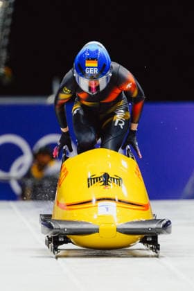 OLYMPICS - Winter Olympic Games, Olympische Spiele, Olympia, OS Milano Cortina 2026 CORTINA D AMPEZZO,ITALY,16.FEB.26 - OLYMPICS, BOBSLEIGH - Winter Olympic Games Milano Cortina 2026, monobob, women. Image shows Laura Nolte (GER).  GEPAxpictures xAlexanderxSolc