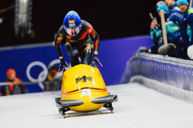 OLYMPICS - Winter Olympic Games, Olympische Spiele, Olympia, OS Milano Cortina 2026 CORTINA D AMPEZZO,ITALY,16.FEB.26 - OLYMPICS, BOBSLEIGH - Winter Olympic Games Milano Cortina 2026, monobob, women. Image shows Laura Nolte (GER).  GEPAxpictures xAlexanderxSolc