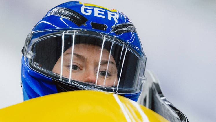 OLYMPICS - Winter Olympic Games, Olympische Spiele, Olympia, OS Milano Cortina 2026 CORTINA D AMPEZZO,ITALY,16.FEB.26 - OLYMPICS, BOBSLEIGH - Winter Olympic Games Milano Cortina 2026, monobob, women. Image shows Laura Nolte (GER).  GEPAxpictures xAlexanderxSolc
