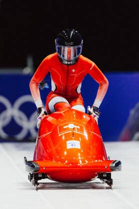 OLYMPICS - Winter Olympic Games, Olympische Spiele, Olympia, OS Milano Cortina 2026 CORTINA D AMPEZZO,ITALY,16.FEB.26 - OLYMPICS, BOBSLEIGH - Winter Olympic Games Milano Cortina 2026, monobob, women. Image shows Melanie Hasler (SUI).  GEPAxpictures xAlexanderxSolc