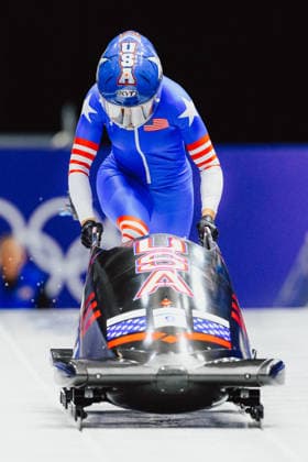 OLYMPICS - Winter Olympic Games, Olympische Spiele, Olympia, OS Milano Cortina 2026 CORTINA D AMPEZZO,ITALY,16.FEB.26 - OLYMPICS, BOBSLEIGH - Winter Olympic Games Milano Cortina 2026, monobob, women. Image shows Kaysha Love (USA).  GEPAxpictures xAlexanderxSolc
