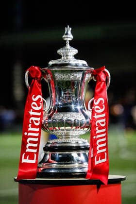 Macclesfield v Brentford Emirates FA Cup General view of the FA cup before the Emirates FA Cup Fourth Round match at Leasing.com Stadium, Macclesfield 16 02 2026 UK Newspapers OUT Copyright: xMaxxTomlinsonx FIL-22997-0008