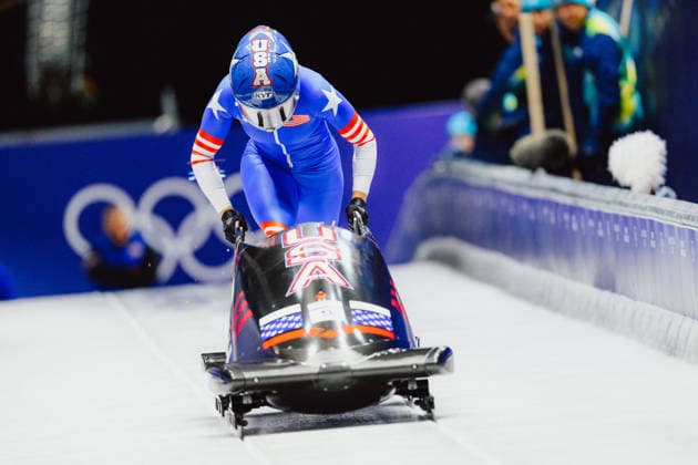 OLYMPICS - Winter Olympic Games, Olympische Spiele, Olympia, OS Milano Cortina 2026 CORTINA D AMPEZZO,ITALY,16.FEB.26 - OLYMPICS, BOBSLEIGH - Winter Olympic Games Milano Cortina 2026, monobob, women. Image shows Kaysha Love (USA).  GEPAxpictures xAlexanderxSolc