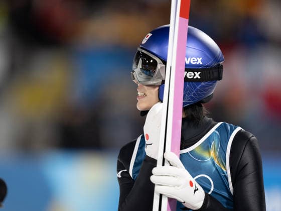 OLYMPICS - Winter Olympic Games, Olympische Spiele, Olympia, OS Milano Cortina 2026 PREDAZZO,ITALY,16.FEB.26 - OLYMPICS, Ski jumping, Skispringen, Ski, nordisch - Winter Olympic Games Milano Cortina 2026, large hill, Super Team, men. Image shows Ryoyu Kobayashi (JPN).  GEPAxpictures xOliverxLerch