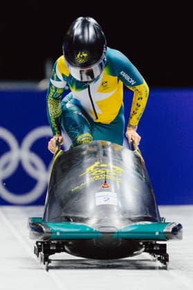 OLYMPICS - Winter Olympic Games, Olympische Spiele, Olympia, OS Milano Cortina 2026 CORTINA D AMPEZZO,ITALY,16.FEB.26 - OLYMPICS, BOBSLEIGH - Winter Olympic Games Milano Cortina 2026, monobob, women. Image shows Bree Walker (AUS).  GEPAxpictures xAlexanderxSolc
