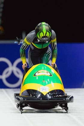 OLYMPICS - Winter Olympic Games, Olympische Spiele, Olympia, OS Milano Cortina 2026 CORTINA D AMPEZZO,ITALY,16.FEB.26 - OLYMPICS, BOBSLEIGH - Winter Olympic Games Milano Cortina 2026, monobob, women. Image shows Mica Moore (JAM).  GEPAxpictures xAlexanderxSolc