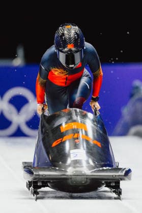 OLYMPICS - Winter Olympic Games, Olympische Spiele, Olympia, OS Milano Cortina 2026 CORTINA D AMPEZZO,ITALY,16.FEB.26 - OLYMPICS, BOBSLEIGH - Winter Olympic Games Milano Cortina 2026, monobob, women. Image shows Qing Ying (CHN).  GEPAxpictures xAlexanderxSolc
