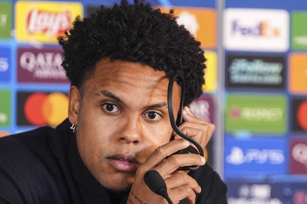 Juventus hold press conference, PK, Pressekonferenz ahead of Galatasaray clash in Istanbul ISTANBUL, TURKIYE – FEBRUARY 16: Juventus head coach Luciano Spalletti (not seen) and Juventus player Weston McKennie attend a press conference at RAMS Park in Istanbul on February 16, 2026, ahead of their UEFA Champions League round of 16 play-off first leg match against Galatasaray. The Italian side will face the Turkish club away from home. Beyza Comert Anadolu Istanbul Turkey. Editorial use only. Please get in touch for any other usage.  Copyright: x2026xAnadoluxBeyzaxComertx