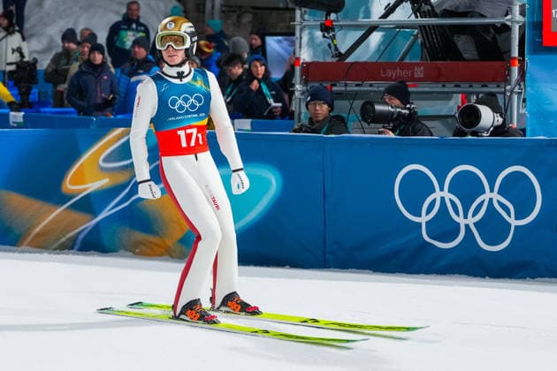 Winter Olympics in Milan Cortina 2026 Val di Fiemme, Italy 20260216. Austria s Jan Hoerl in the final round of the men s Super Team Jump Large Hill at the Predazzo Ski jumping, Skispringen, Ski, nordisch Stadium during the Winter Olympics in Milan Cortina 2026. Photo: Lise Aserud NTB Val di Fiemme Italy EDITORIAL USE ONLY. RESTRICTED USE FOR BETTING COMPANIES Ref:_SPON3Ck_oupNIw.jpg *** Winter Olympics in Milan Cortina 2026 Val di Fiemme, Italy 20260216 Austria s Jan Hoerl in the final round of the men s Super Team Jump Large Hill at the Predazzo Ski Jumping Stadium during the Winter Olympics in Milan Cortina 2026 Photo Lise Aserud NTB Val di Fiemme Italy EDITORIAL USE ONLY RESTRICTED USE FOR BETTING COMPANIES  Copyright: xLisexAserudxx xNTBx