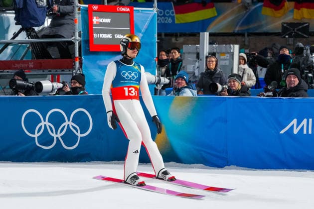 Winter Olympics in Milan Cortina 2026 Val di Fiemme, Italy 20260216. Johann Andre Forfang during the practice round in the men s Super team jump large hill in the Predazzo Ski jumping, Skispringen, Ski, nordisch Stadium during the Winter Olympics in Milan Cortina 2026. Photo: Lise Aserud NTB Val di Fiemme Italy EDITORIAL USE ONLY. RESTRICTED USE FOR BETTING COMPANIES Ref:_SPOwwJE6Qs3Ijc.jpg *** Winter Olympics in Milan Cortina 2026 Val di Fiemme, Italy 20260216 Johann Andre Forfang during the practice round in the men s Super team jump large hill in the Predazzo Ski jumping Stadium during the Winter Olympics in Milan Cortina 2026 Photo Lise Aserud NTB Val di Fiemme Italy EDITORIAL USE ONLY RESTRICTED USE FOR BETTING COMPANIES  Copyright: xLisexAserudxx xNTBx