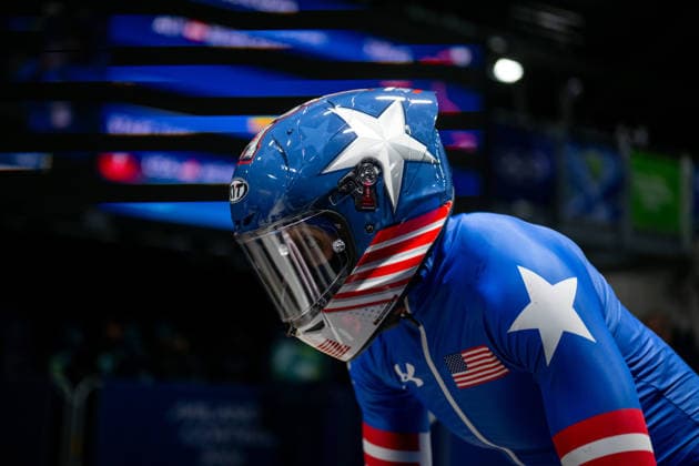 ARMBRUSTER HUMPHRIES Kaillie (USA) im Ziel, ITA, Olympische Spiele Milano Cortina 2026, Olympia, Monobob Frauen, 16.02.2026 ITA, Olympische Spiele Milano Cortina 2026, Olympia, Monobob Frauen, 16.02.2026 Cortina d Ampezzo *** ARMBRUSTER HUMPHRIES Kaillie USA at the finish, ITA, Olympic Games Milano Cortina 2026, Olympia, Monobob Women, 16 02 2026 ITA, Olympic Games Milano Cortina 2026, Olympia, Monobob Women, 16 02 2026 Cortina d Ampezzo Copyright: xEibner-Pressefoto Memmlerx EP_MMR