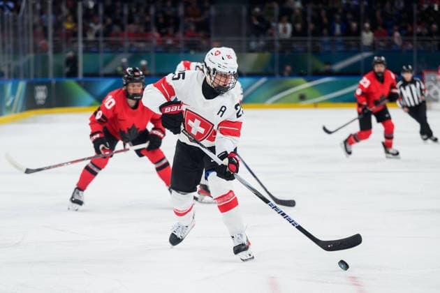 260216 Alina Muller of Switzerland in the women s Ice hockey, Eishockey semifinal between Canada and Switzerland during day 10 of the 2026 Winter Olympics on February 16, 2026 in Milan. Photo: Emma Wallskog BILDBYRAN kod EW EW0639 ishockey ice hockey Olympic Games, Olympische Spiele, Olympia, OS olympics winter olympics os ol olympiska spel vinter-os olympiske leker milano cortina 2026 milan cortina 2026 milano cortina 2026 olympic games milano cortina 2026 winter olympic games milano cortina-os milano cortina-ol vinter-ol 10 bbeng kanada canada schweiz switzerland dam semifinal *** 260216 Alina Muller of Switzerland in the women s ice hockey semifinal between Canada and Switzerland during day 10 of the 2026 Winter Olympics on February 16, 2026 in Milan Photo Emma Wallskog BILDBYRAN kod EW EW0639 ishockey ice hockey olympic games olympics winter olympics os ol olympiska spel vinter os olympiske leker milano cortina 2026 milan cortina 2026 milano cortina 2026 olympic games milano cortina 2026 winter olympic games milano cortina os milano cortina ol vinter ol 10 bbeng kanada canada schweiz switzerland dam semifinal  Copyright: EMMAxWALLSKOG BB260216EW087