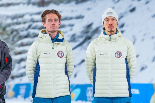 Winter Olympics in Milan Cortina 2026 Val di Fiemme, Italy 20260216. Kristoffer Eriksen Sundal during the Men s Super Team Jump Large Hill in the Predazzo Ski jumping, Skispringen, Ski, nordisch Stadium during the Winter Olympics in Milan Cortina 2026. Photo: Lise Aserud NTB Val di Fiemme Italy EDITORIAL USE ONLY. RESTRICTED USE FOR BETTING COMPANIES Ref:_SPOyZ6CJn82cw0.jpg *** Winter Olympics in Milan Cortina 2026 Val di Fiemme, Italy 20260216 Kristoffer Eriksen Sundal during the Men s Super Team Jump Large Hill in the Predazzo Ski Jumping Stadium during the Winter Olympics in Milan Cortina 2026 Photo Lise Aserud NTB Val di Fiemme Italy EDITORIAL USE ONLY RESTRICTED USE FOR BETTING COMPANIES  Copyright: xLisexAserudxx xNTBx