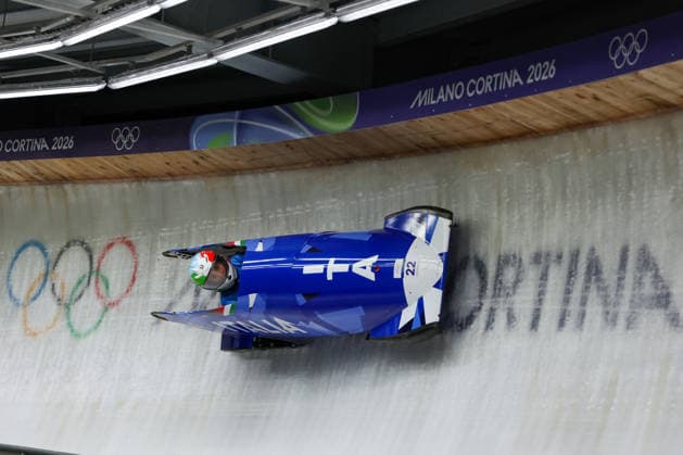 Simona de Silvestro from Italy competes during the Olympic Winter games, Winterspiele,Spiele, Summer games Milano-Cortina 2026, Bobsleigh Women s Monobob, Gold Medal race on February 16, 2026 at Cortina Sliding Center in Cortina d Ampezzo, Italy.  Copyright: xLucianoxMariaxBisi IPAxSportx xipa-agency.netx xx IPA_71618922 IPA_Agency_IPA71618922