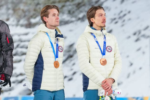 Winter Olympics in Milan Cortina 2026 Val di Fiemme, Italy 20260216. Kristoffer Eriksen Sundal during the Men s Super Team Jump Large Hill in the Predazzo Ski jumping, Skispringen, Ski, nordisch Stadium during the Winter Olympics in Milan Cortina 2026. Photo: Lise Aserud NTB Val di Fiemme Italy EDITORIAL USE ONLY. RESTRICTED USE FOR BETTING COMPANIES Ref:_SPOW1Uecx7BHpE.jpg *** Winter Olympics in Milan Cortina 2026 Val di Fiemme, Italy 20260216 Kristoffer Eriksen Sundal during the Men s Super Team Jump Large Hill in the Predazzo Ski Jumping Stadium during the Winter Olympics in Milan Cortina 2026 Photo Lise Aserud NTB Val di Fiemme Italy EDITORIAL USE ONLY RESTRICTED USE FOR BETTING COMPANIES  Copyright: xLisexAserudxx xNTBx