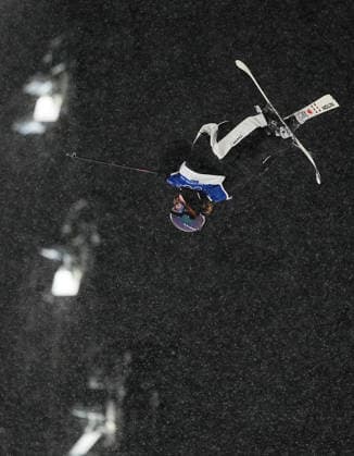 (260216) -- LIVIGNO, Feb. 16, 2026 -- Liu Mengting of China competes during the freestyle skiing women s freeski big air final at the Milan-Cortina 2026 Olympic Winter games, Winterspiele,Spiele, Summer games in Livigno, Italy, Feb. 16, 2026. ) (MICO2026)ITALY-LIVIGNO-OLYMPIC WINTER GAMES-FREESTYLE SKIING-WOMEN S BIG AIR-FINAL HuxChao 