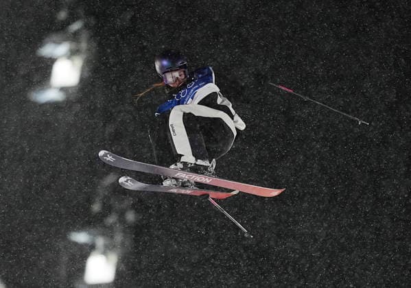(260216) -- LIVIGNO, Feb. 16, 2026 -- Liu Mengting of China competes during the freestyle skiing women s freeski big air final at the Milan-Cortina 2026 Olympic Winter games, Winterspiele,Spiele, Summer games in Livigno, Italy, Feb. 16, 2026. ) (MICO2026)ITALY-LIVIGNO-OLYMPIC WINTER GAMES-FREESTYLE SKIING-WOMEN S BIG AIR-FINAL HuxChao 