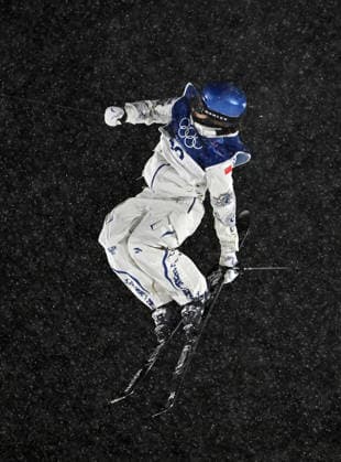 (260216) -- LIVIGNO, Feb. 16, 2026 -- Gu Ailing of China competes during the freestyle skiing women s freeski big air final at the Milan-Cortina 2026 Olympic Winter games, Winterspiele,Spiele, Summer games in Livigno, Italy, Feb. 16, 2026. ) (MICO2026)ITALY-LIVIGNO-OLYMPIC WINTER GAMES-FREESTYLE SKIING-WOMEN S BIG AIR-FINAL ZhangxHongxiang 