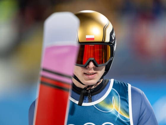 OLYMPICS - Winter Olympic Games, Olympische Spiele, Olympia, OS Milano Cortina 2026 PREDAZZO,ITALY,16.FEB.26 - OLYMPICS, Ski jumping, Skispringen, Ski, nordisch - Winter Olympic Games Milano Cortina 2026, large hill, Super Team, men. Image shows Pawel Wasek (POL).  GEPAxpictures xOliverxLerch