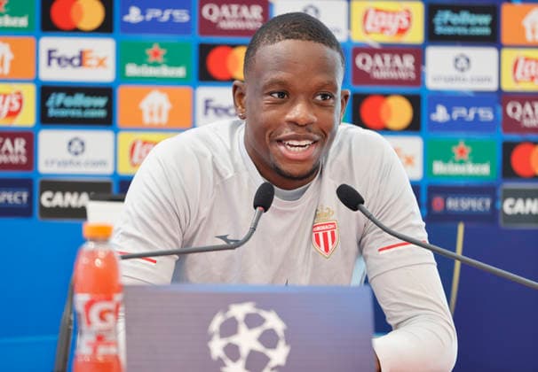 La Turbie, France - February 16, 2026: UEFA Champions League 2025 26 - AS Monaco - Paris Saint Germain PSG press conference, PK, Pressekonferenz with Denis Zakaria. UEFA Champions League 2025 26: AS Monaco vs. PSG Paris