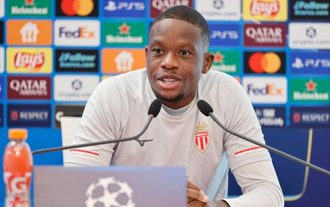 La Turbie, France - February 16, 2026: UEFA Champions League 2025 26 - AS Monaco - Paris Saint Germain PSG press conference, PK, Pressekonferenz with Denis Zakaria. UEFA Champions League 2025 26: AS Monaco vs. PSG Paris