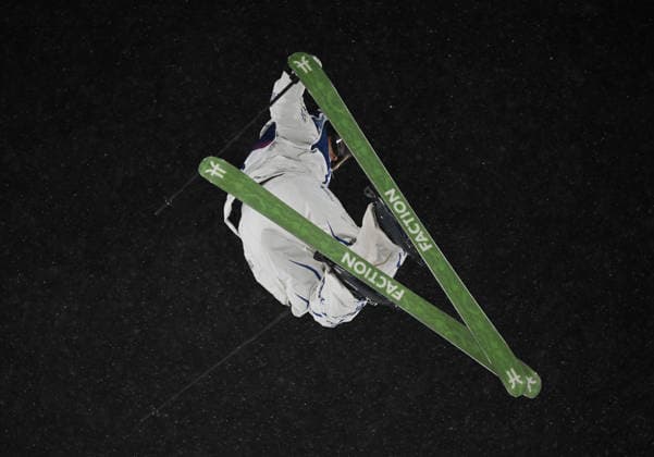 (260216) -- LIVIGNO, Feb. 16, 2026 -- Gu Ailing of China competes during the freestyle skiing women s freeski big air final at the Milan-Cortina 2026 Olympic Winter games, Winterspiele,Spiele, Summer games in Livigno, Italy, Feb. 16, 2026. ) (MICO2026)ITALY-LIVIGNO-OLYMPIC WINTER GAMES-FREESTYLE SKIING-WOMEN S BIG AIR-FINAL XiaxYifang 