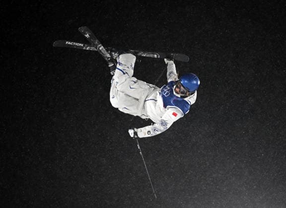 (260216) -- LIVIGNO, Feb. 16, 2026 -- Gu Ailing of China competes during the freestyle skiing women s freeski big air final at the Milan-Cortina 2026 Olympic Winter games, Winterspiele,Spiele, Summer games in Livigno, Italy, Feb. 16, 2026. ) (MICO2026)ITALY-LIVIGNO-OLYMPIC WINTER GAMES-FREESTYLE SKIING-WOMEN S BIG AIR-FINAL XiaxYifang 
