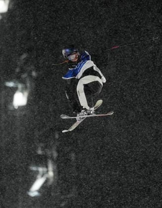 (260216) -- LIVIGNO, Feb. 16, 2026 -- Liu Mengting of China competes during the freestyle skiing women s freeski big air final at the Milan-Cortina 2026 Olympic Winter games, Winterspiele,Spiele, Summer games in Livigno, Italy, Feb. 16, 2026. ) (MICO2026)ITALY-LIVIGNO-OLYMPIC WINTER GAMES-FREESTYLE SKIING-WOMEN S BIG AIR-FINAL HuxChao 