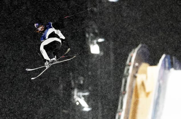 (260216) -- LIVIGNO, Feb. 16, 2026 -- Liu Mengting of China competes during the freestyle skiing women s freeski big air final at the Milan-Cortina 2026 Olympic Winter games, Winterspiele,Spiele, Summer games in Livigno, Italy, Feb. 16, 2026. ) (MICO2026)ITALY-LIVIGNO-OLYMPIC WINTER GAMES-FREESTYLE SKIING-WOMEN S BIG AIR-FINAL WangxPeng 