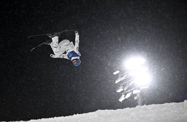 (260216) -- LIVIGNO, Feb. 16, 2026 -- Gu Ailing of China competes during the freestyle skiing women s freeski big air final at the Milan-Cortina 2026 Olympic Winter games, Winterspiele,Spiele, Summer games in Livigno, Italy, Feb. 16, 2026. ) (MICO2026)ITALY-LIVIGNO-OLYMPIC WINTER GAMES-FREESTYLE SKIING-WOMEN S BIG AIR-FINAL XiaxYifang 