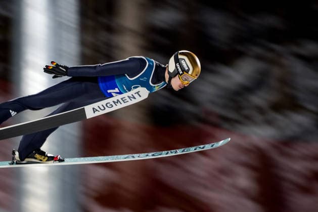 OLYMPICS - Winter Olympic Games, Olympische Spiele, Olympia, OS Milano Cortina 2026 PREDAZZO,ITALY,16.FEB.26 - OLYMPICS, Ski jumping, Skispringen, Ski, nordisch - Winter Olympic Games Milano Cortina 2026, large hill, Super Team, men. Image shows Philipp Raimund (GER).  GEPAxpictures xMatthiasxTrinkl
