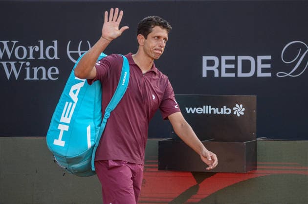 rio open, etapa do ATP, Tennis Herren world tour 500 Rio de Janeiro (RJ), 02 16 2026 - Rio Open ATP 500 RJ - Marcelo Melo (BRA) during the Rio Open, a stage of the ATP World Tour 500, which takes place at the Jockey Club Brasileiro in Gavea, South Zone of Rio de Janeiro, this Monday, February 16, 2026. (Foto: Clever Felix Thenews2 imago images) SPO  Copyright: xCleverxFelixx