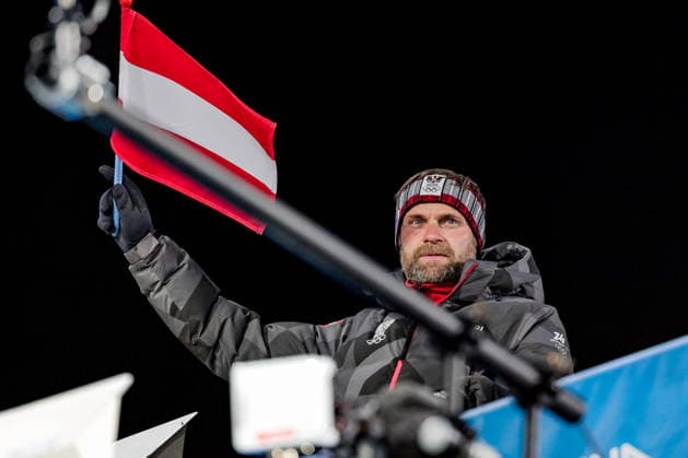 OLYMPICS - Winter Olympic Games, Olympische Spiele, Olympia, OS Milano Cortina 2026 PREDAZZO,ITALY,16.FEB.26 - OLYMPICS, Ski jumping, Skispringen, Ski, nordisch - Winter Olympic Games Milano Cortina 2026, large hill, Super Team, men. Image shows  GEPAxpictures xMatthiasxTrinkl