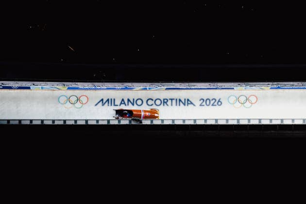 OLYMPICS - Winter Olympic Games, Olympische Spiele, Olympia, OS Milano Cortina 2026 CORTINA D AMPEZZO,ITALY,16.FEB.26 - OLYMPICS, BOBSLEIGH - Winter Olympic Games Milano Cortina 2026, monobob, women. Image shows Viktoria Cernanska (SVK).  GEPAxpictures xAlexanderxSolc
