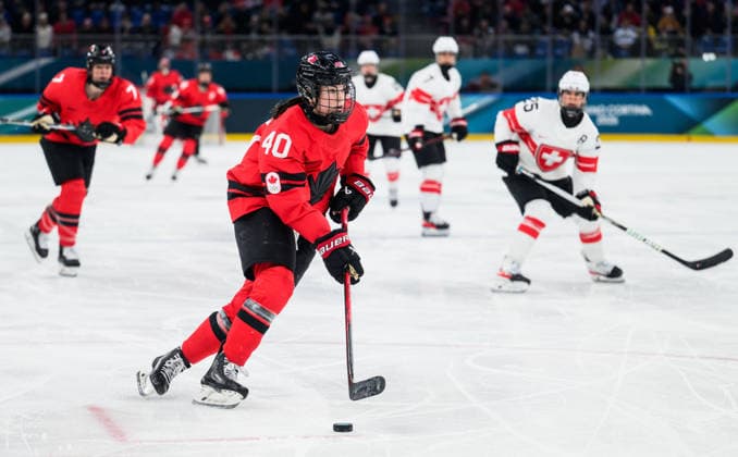 260216 Blayre Turnbull of Canada in the women s Ice hockey, Eishockey semifinal between Canada and Switzerland during day 10 of the 2026 Winter Olympics on February 16, 2026 in Milan. Photo: Emma Wallskog BILDBYRAN kod EW EW0639 ishockey ice hockey Olympic Games, Olympische Spiele, Olympia, OS olympics winter olympics os ol olympiska spel vinter-os olympiske leker milano cortina 2026 milan cortina 2026 milano cortina 2026 olympic games milano cortina 2026 winter olympic games milano cortina-os milano cortina-ol vinter-ol 10 bbeng kanada canada schweiz switzerland dam semifinal *** 260216 Blayre Turnbull of Canada in the women s ice hockey semifinal between Canada and Switzerland during day 10 of the 2026 Winter Olympics on February 16, 2026 in Milan Photo Emma Wallskog BILDBYRAN kod EW EW0639 ishockey ice hockey olympic games olympics winter olympics os ol olympiska spel vinter os olympiske leker milano cortina 2026 milan cortina 2026 milano cortina 2026 olympic games milano cortina 2026 winter olympic games milano cortina os milano cortina ol vinter ol 10 bbeng kanada canada schweiz switzerland dam semifinal  Copyright: EMMAxWALLSKOG BB260216EW115