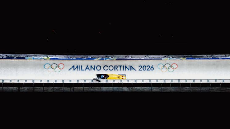 OLYMPICS - Winter Olympic Games, Olympische Spiele, Olympia, OS Milano Cortina 2026 CORTINA D AMPEZZO,ITALY,16.FEB.26 - OLYMPICS, BOBSLEIGH - Winter Olympic Games Milano Cortina 2026, monobob, women. Image shows Lisa Buckwitz (GER).  GEPAxpictures xAlexanderxSolc
