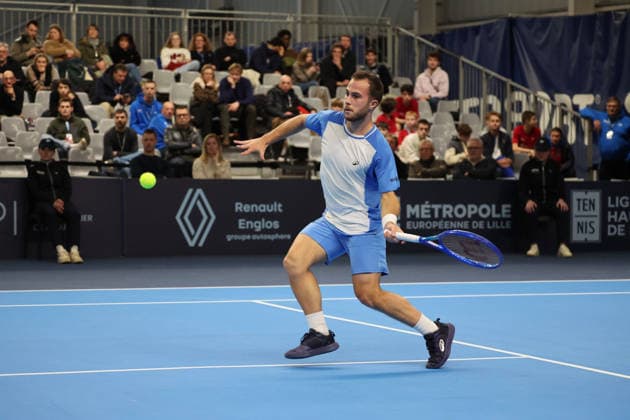 TENNIS : Play In Challenger Lille 2026 - ATP, Tennis Herren 125 Challenger Tour - fÃ vrier 2026 Hugo GASTON (France) au Play In Challenger Lille 2026, ATP 125 Challenger Tour, 16 au 22 fÃ vrier 2026 - photo Laurent Sanson PsnewZ  Copyright: xLaurentxSANSONx xPsnewZx