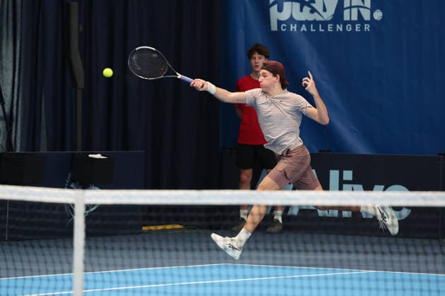 TENNIS : Play In Challenger Lille 2026 - ATP, Tennis Herren 125 Challenger Tour - fÃ vrier 2026 Loann MASSARD (France) au Play In Challenger Lille 2026, ATP 125 Challenger Tour, 16 au 22 fÃ vrier 2026 - photo Laurent Sanson PsnewZ  Copyright: xLaurentxSANSONx xPsnewZx
