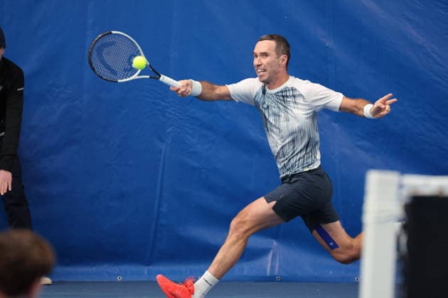 TENNIS : Play In Challenger Lille 2026 - ATP, Tennis Herren 125 Challenger Tour - fÃ vrier 2026 Mikhail KUKUSHKIN (Kaz) au Play In Challenger Lille 2026, ATP 125 Challenger Tour, 16 au 22 fÃ vrier 2026 - photo Laurent Sanson PsnewZ  Copyright: xLaurentxSANSONx xPsnewZx