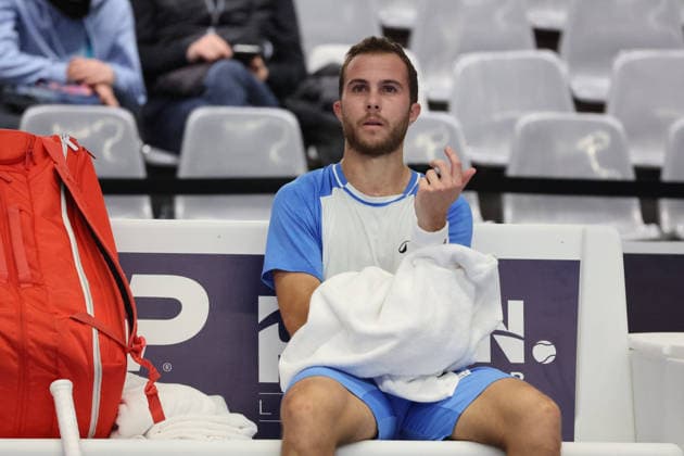 TENNIS : Play In Challenger Lille 2026 - ATP, Tennis Herren 125 Challenger Tour - fÃ vrier 2026 Hugo GASTON (France) au Play In Challenger Lille 2026, ATP 125 Challenger Tour, 16 au 22 fÃ vrier 2026 - photo Laurent Sanson PsnewZ  Copyright: xLaurentxSANSONx xPsnewZx