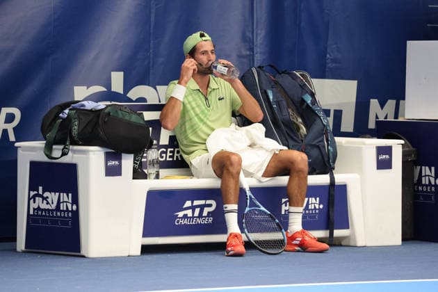 TENNIS : Play In Challenger Lille 2026 - ATP, Tennis Herren 125 Challenger Tour - fÃ vrier 2026 Titouan DROGUET (France) au Play In Challenger Lille 2026, ATP 125 Challenger Tour, 16 au 22 fÃ vrier 2026 - photo Laurent Sanson PsnewZ  Copyright: xLaurentxSANSONx xPsnewZx