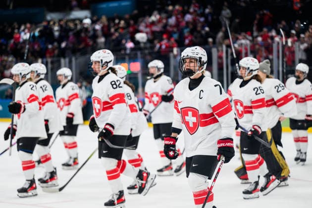 260216 Lara Stalder of Switzerland looks dejected after the women s Ice hockey, Eishockey semifinal between Canada and Switzerland during day 10 of the 2026 Winter Olympics on February 16, 2026 in Milan. Photo: Emma Wallskog BILDBYRAN kod EW EW0639 ishockey ice hockey Olympic Games, Olympische Spiele, Olympia, OS olympics winter olympics os ol olympiska spel vinter-os olympiske leker milano cortina 2026 milan cortina 2026 milano cortina 2026 olympic games milano cortina 2026 winter olympic games milano cortina-os milano cortina-ol vinter-ol 10 bbeng kanada canada schweiz switzerland dam semifinal depp *** 260216 Lara Stalder of Switzerland looks dejected after the women s ice hockey semifinal between Canada and Switzerland during day 10 of the 2026 Winter Olympics on February 16, 2026 in Milan Photo Emma Wallskog BILDBYRAN code EW EW0639 ice hockey ice hockey olympic games olympics winter olympics os ol olympiska spel vinter os olympiske leker milano cortina 2026 milan cortina 2026 milano cortina 2026 olympic games milano cortina 2026 winter olympic games milano cortina os milano cortina ol vinter ol 10 bbeng kanada canada schweiz switzerland dam semifinal depp  Copyright: EMMAxWALLSKOG BB260216EW127