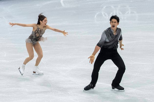 Figure skating, Eiskunstlauf - Milano Cortina 2026 Winter Olympics: Day 10 Japan s Riku Miura and Japan s Ryuichi Kihara during the figure skating pair skating free skating final during the Milano Cortina 2026 Winter Olympic Games, Olympische Spiele, Olympia, OS at Milano Ice Skating Arena in Milan on February 16, 2026 Cortina d Ampezzo Italy  Copyright: xAndrzejxIwanczukx originalFilename:iwanczuk-figuresk260216_npfqL.jpg